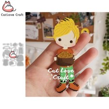 St. Patrick's Day Boy Pot Of Gold Metal Cutting Dies Scrapbook Card Making Craft