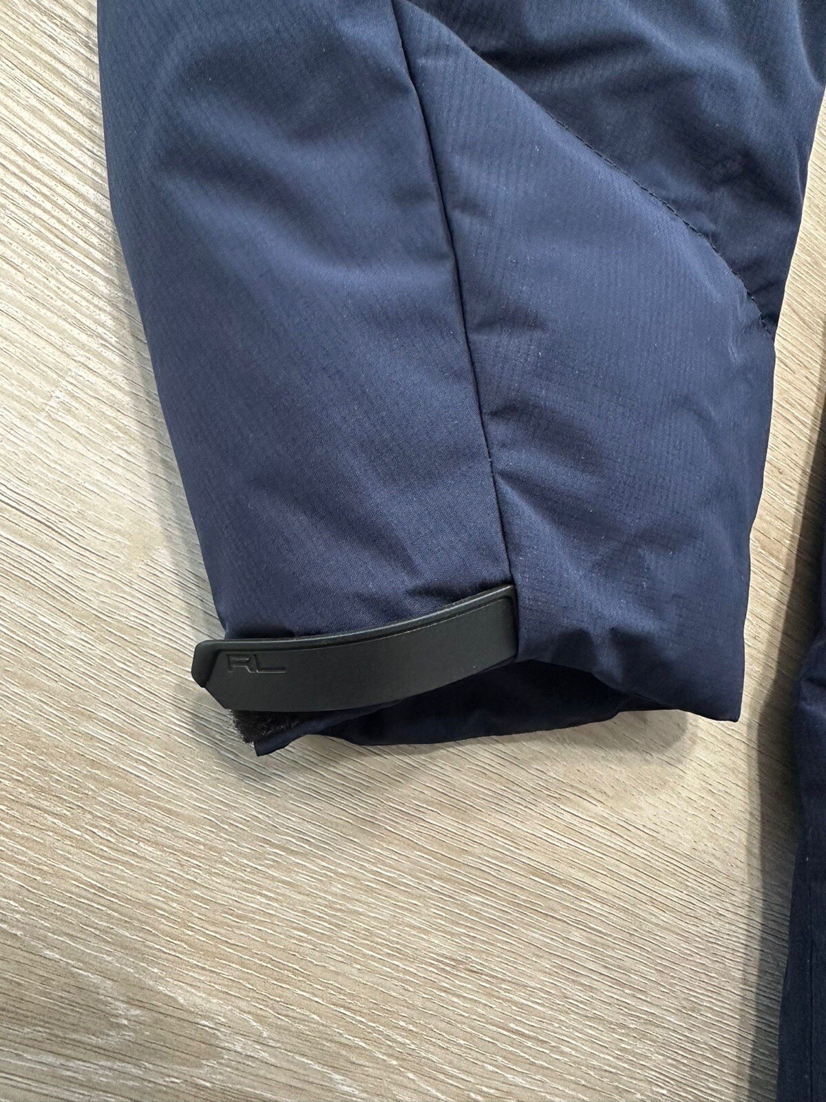 Polo Ralph Lauren uomo B&T giacca cappotto blu 2XB piccolo pony con cappuccio puffer