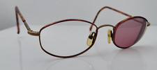 Vintage Britalia Tortoise Oval Metal Sunglasses FRAMES ONLY