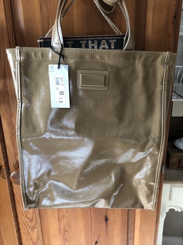River Island Khaki Tote Shopping Bag - Picture 6 of 19