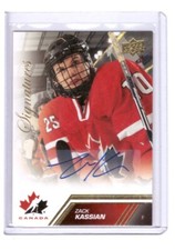 Zack Kassian 2013-14 Upper Deck Team Canada Signatures Autograph Card #100