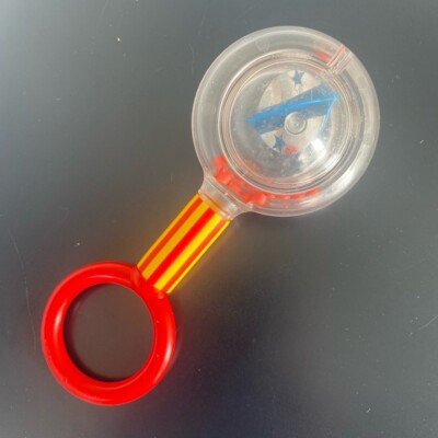 Vintage 1980s Spinner Rattle Baby Toy Johnson & Johnson, Retro Baby ...