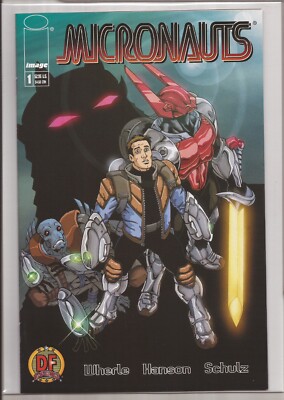 MICRONAUTS #1   DF EXCLUSIVE   ALTERNATE COVER   NUMBERED   W/COA - DAVE JOHNSON