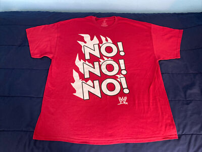 WWE Daniel Bryan No! No! No! T Shirt Size XXL  