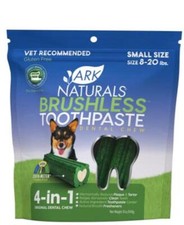 Ark Naturals Brushless Toothpaste, Dog Dental Chews Assorted Styles , Sizes