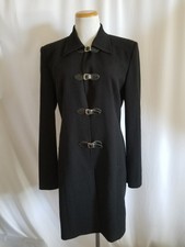 Grace Dane Lewis Jacket Womens Size 10 Lined Black Coat