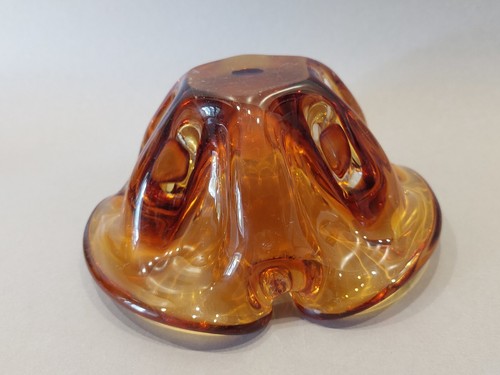 Soviet Beautiful glass vase ashtray. Made in USSR. Soviet Union. Original. 3 - Picture 23 of 24