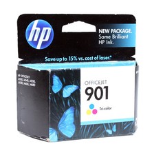 Genuine HP 901 Color Ink for Officejet J4525 J4580 J4640 J4680 EXP DATE