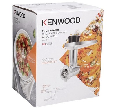 KENWOOD Fleischwolf KAX 950 ME + Spritzgebäckvorsatz für KENWOOD Chef, Baker NEU