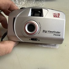 DS-MAX Big Viewfinder PN338 35mm Analog Film Point and Shoot Camera Silver