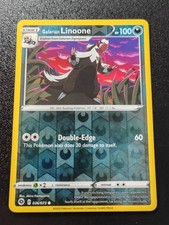 Pokemon Champions Path Galarian Linoone Reverse Holo Common Card 036/073 NM