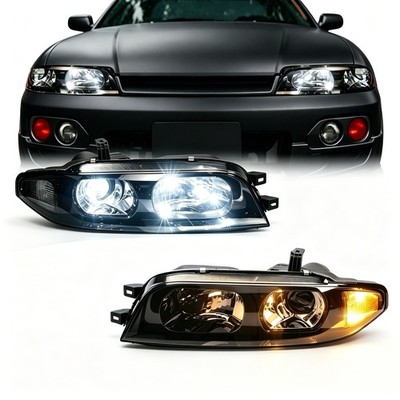 LED Headlights Assembly for Nissan Skyline R33 GTS GTS25t GTST 1993-1996 Pair