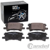 Eurobrake BremsbelÄGe Satz Hinterachse Passend FÜR Lexus RX Toyota Highlander