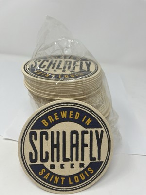 Lot of 57 Schlafly Beer Coasters - Brewed in Saint Louis - Hefeweizen Wheat