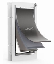 Baboni 3-Flaps Pet Door for Interior and Exterior Doors, Steel Frame OPEN BOX