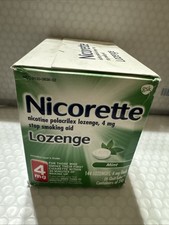Nicorette Nicotine Lozenges 4mg Mint Flavor 144 Count Exp4/26