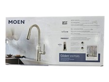 MOEN 87679SRS Gilden Single Handle Pull-Down Faucet Reflex Power Boost Stainless
