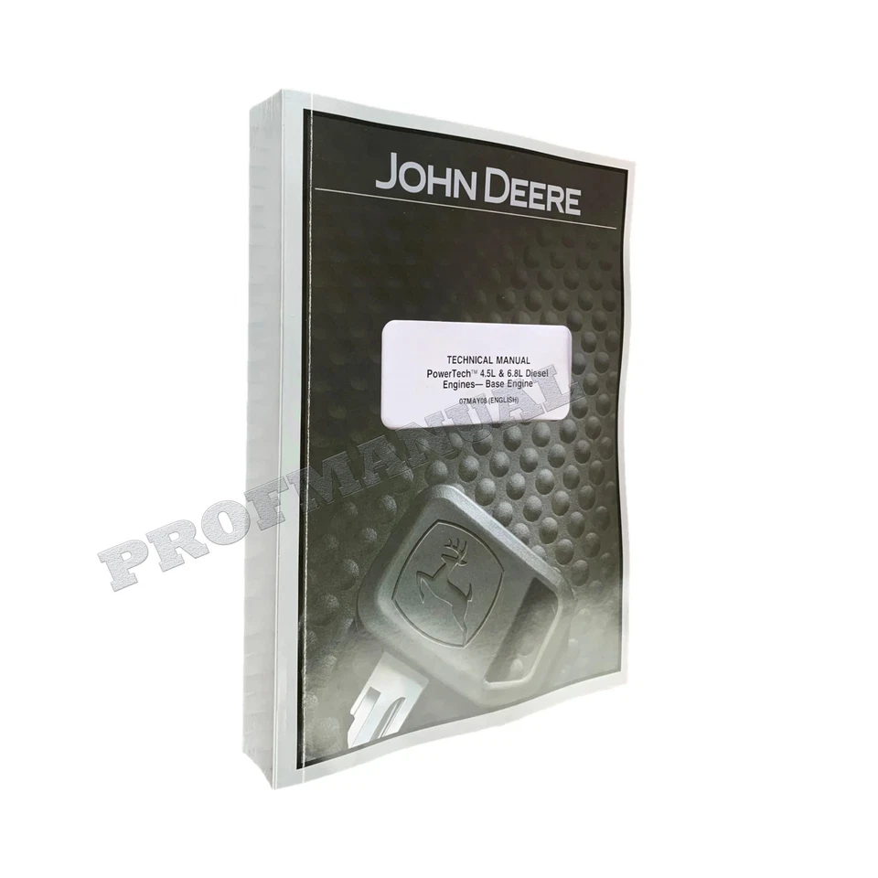 MANUAL DE SERVICIO DE REPARACIÓN motor John Deere 4045 6068 4,5 L 6,8 L en todo el mundo CTM104 Foto 2 de 4