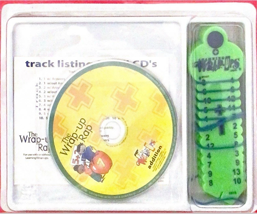 ⭐️Learning Wrap-Ups :10 Days To Addition Mastery-10 Wrap Ups Keys + CD&book - Image 3 of 4