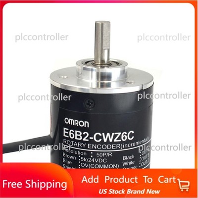 1PC New Omron E6B2-CWZ6C 50P/R E6B2CWZ6C Rotary Encoder US Free TAX