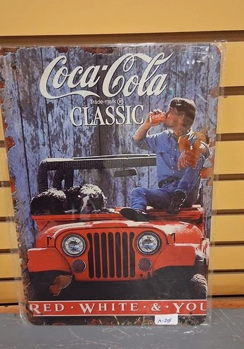 Coca Cola vintage metal sign Retro Man Cave Wall Decor Item #A-25