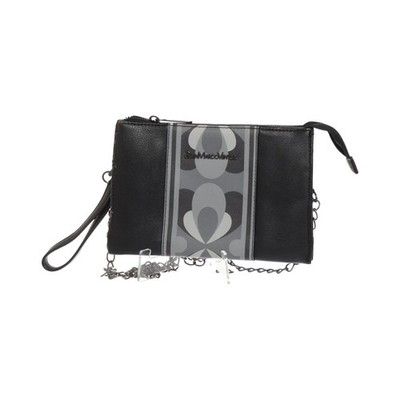 Gian Marco Venturi, Umhängetasche, Damen, Schwarz/Grau, 22, 5, 25 cm #q8G
