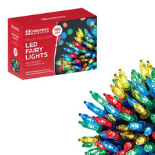 LED Fairy Lights Plug In Multi Colour & Warm White Fairy String Lights