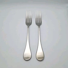 Reed & Barton Eden Place Dinner Fork 2 Piece Set Stainless Vietnam Glossy Unused