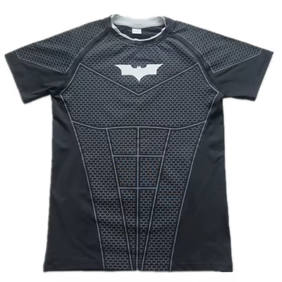Men's Superman Compression Shirt | Quick‑Dry Athletic Gym Top