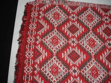 WOVEN COTTON BLEND 12 X 72 IN.CHRISTMAS TABLE RUNNERUNBRANDED,EXC.USED COND'T