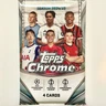 2024-25 Topps UEFA Club Competitions Chrome Soccer 4-Card Pack (Factory Sealed)