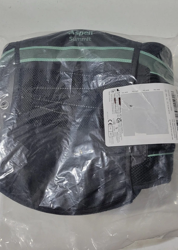 Aspen Summit 637 Back Brace - Adjustable NEW SEALED PKG. - Image 2 of 2