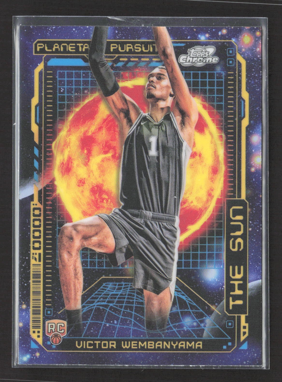 2023-24 Topps Chrome Cosmic Victor Wembanyama The Sun Planetary Pursuit