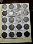 Roll  of 20 F Vf XF Morgan 90% Silver Dollars Different Dates 1878 S-1921 # 19