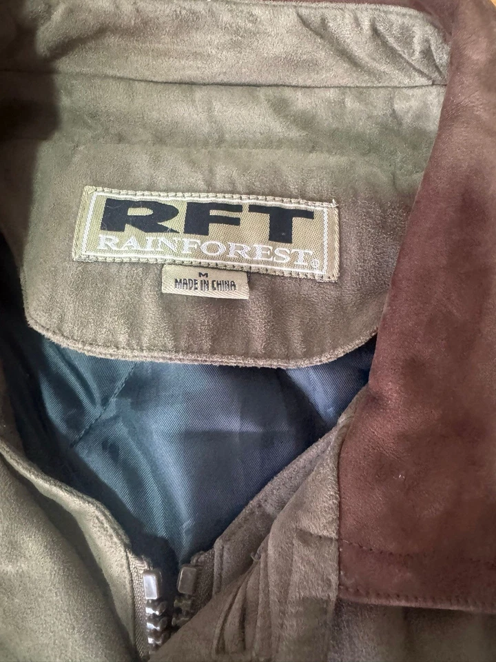 Rainforest New Olive Green Suede Touch Jacket Size XL New Without Tags Men’s - Image 3 of 4