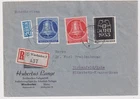 Berlin Mi 103/104 on R-Letter Wiesbaden-Birkenfeld