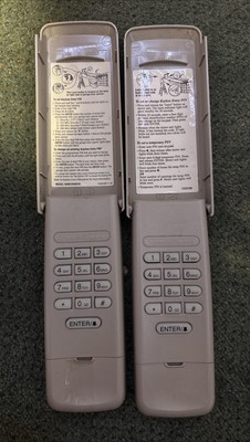 2 LiftMaster 877LM Wireless Garage Door Opener Keyless Entry 940ESTD Genuine OEM