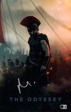 MATT DAMON SIGNED THE ODYSSEY ODYSSEUS 11X17 PHOTO NOLAN FILM BAS BECKETT COA