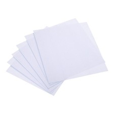 6Pcs 14 Count Cross Stitch Cloth 8" x 8" Embroidery Cotton Fabric, White