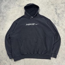 Vintage Y2K nike silver tag center swoosh hoodie size large