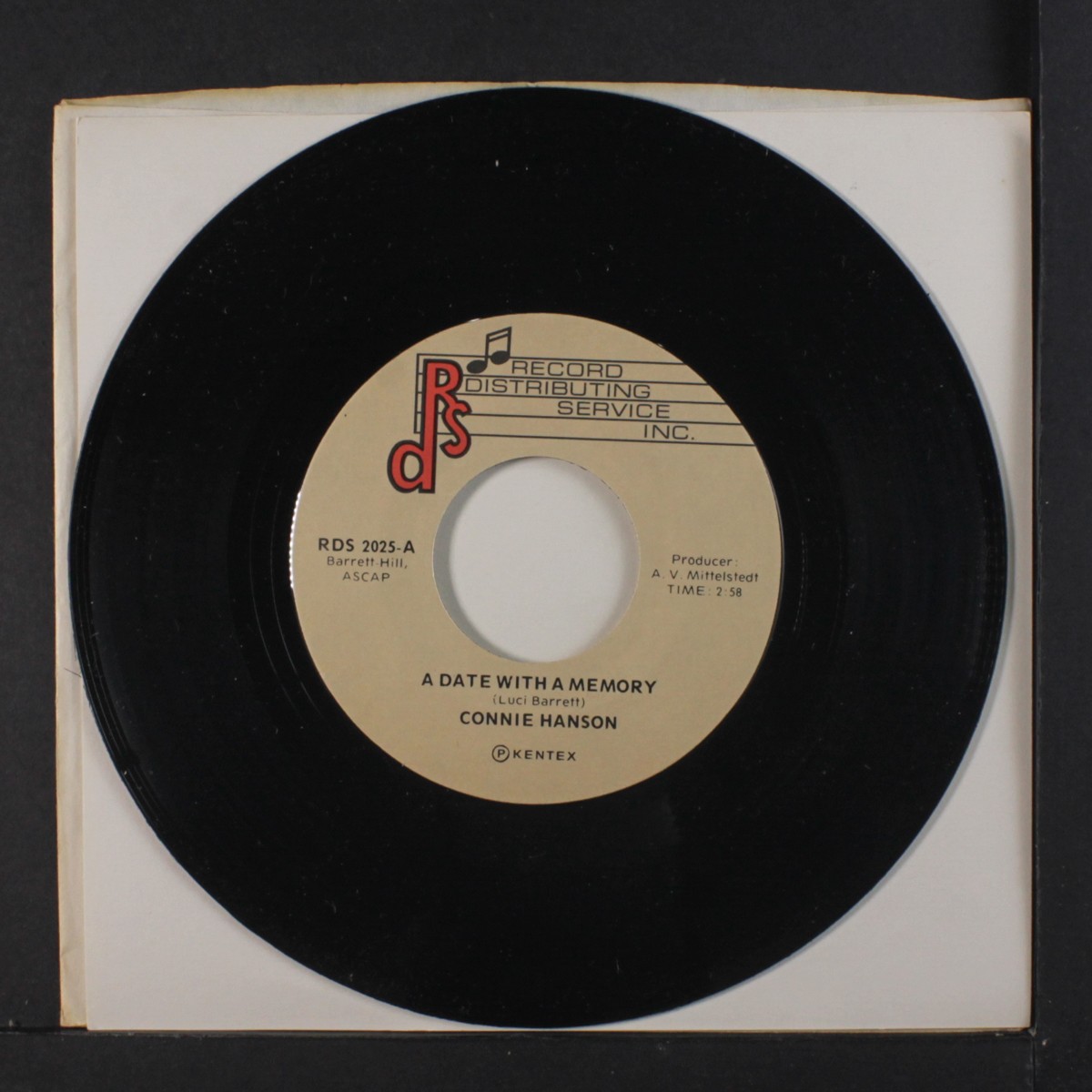 CONNIE HANSON: a date with a memory / those lovin' feelings RDS 7
