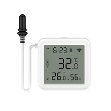 Tuya  Home WiFi Temperature & Humidity Sensor with 1M External Probe App1277