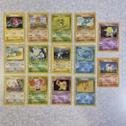 14 Vintage Pokemon Card Lot - Base Set 1999 WoTC TCG C11