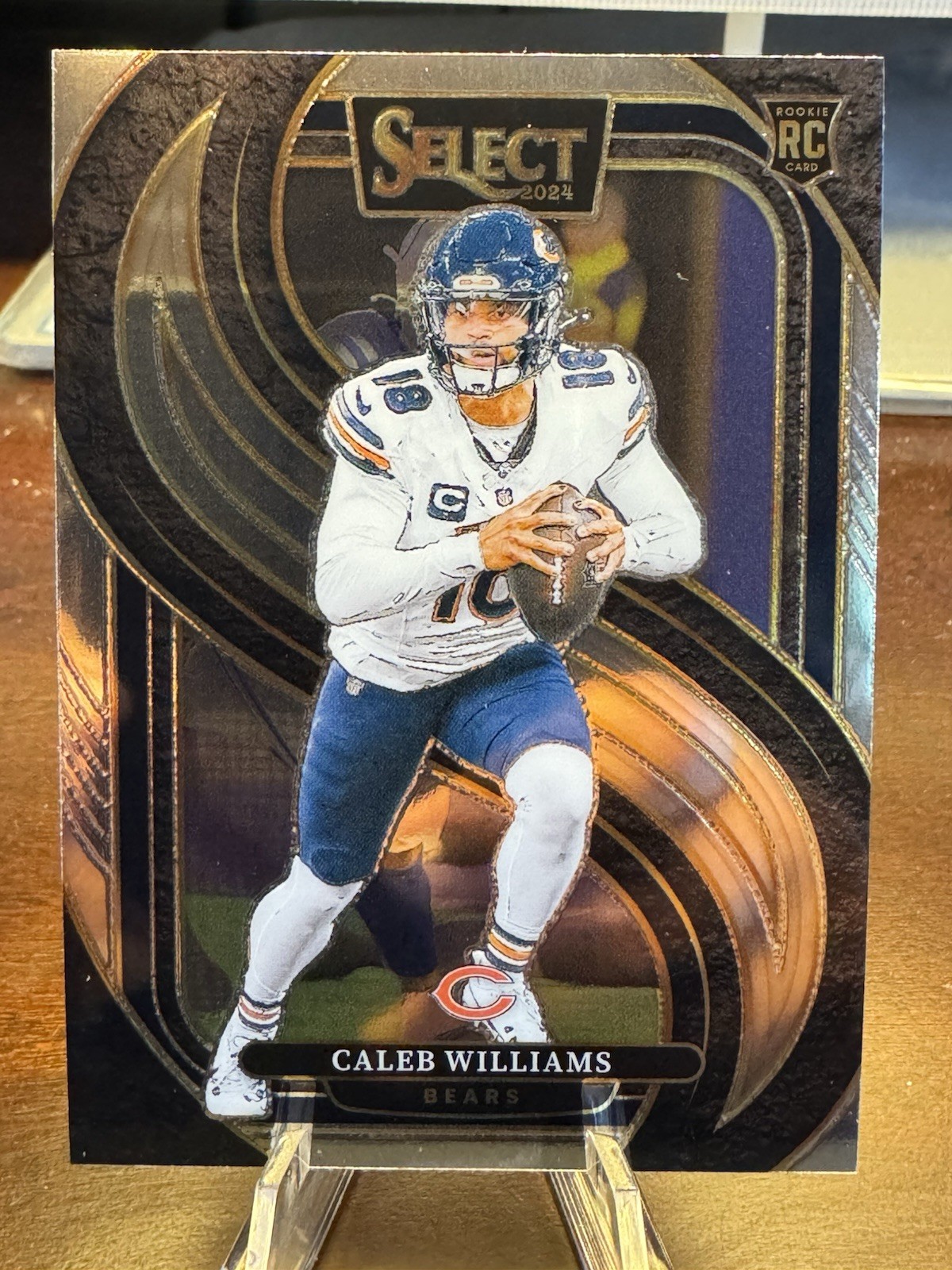 2024 Panini Select - Premier Level Caleb Williams #114 Silver Prizm (RC)