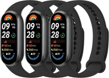 Meliya Bands Compatible with Xiaomi Smart Band 10/9/8 for Women Men, 3-Pack Soft