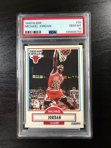 1990 Fleer Michael Jordan #26 Bulls PSA 10 GEM MINT
