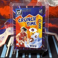 2025 Donruss WNBA Caitlin Clark Crunch Time Purple Laser #’d 09/49