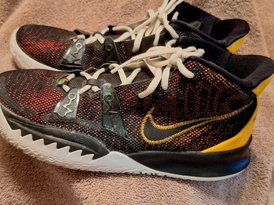 Nike Kyrie 7 Raygun Roswell Rayguns Black Gold White Shoes CT4080-001 YOUTH 7