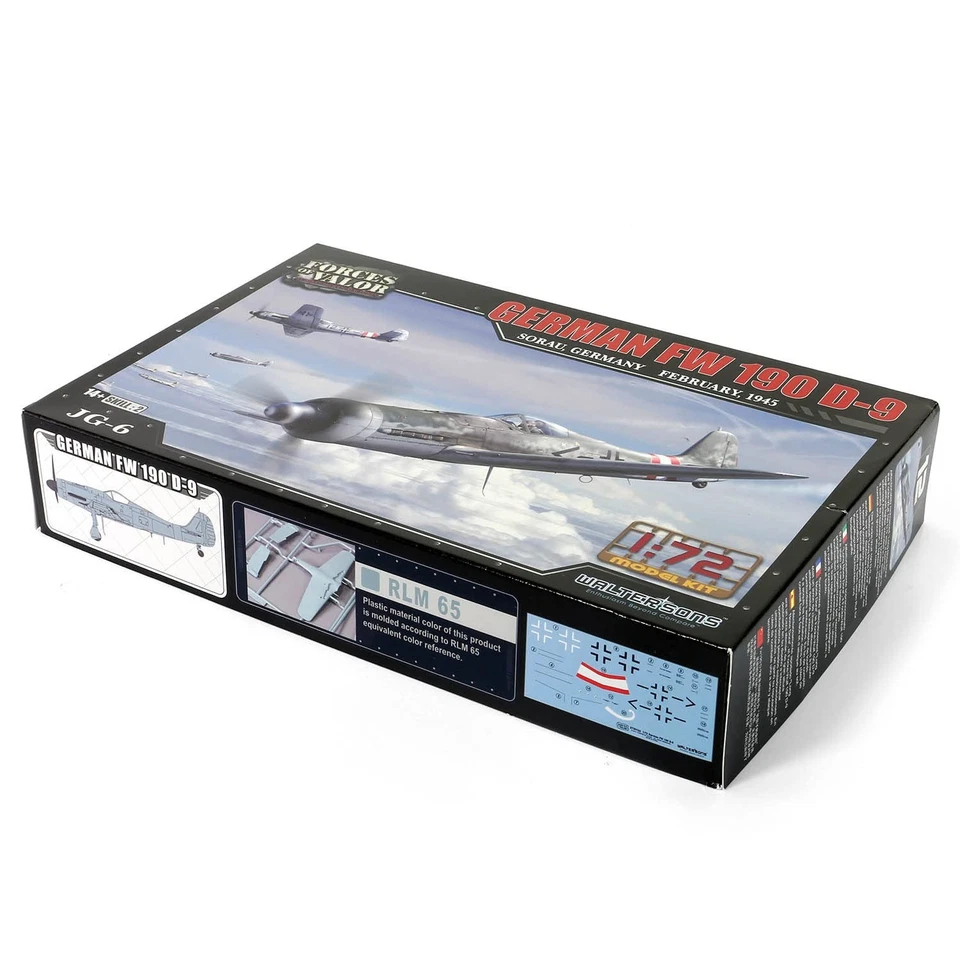FORCES OF VALOR GERMAN FW 190 D-9 SORAU GERMANY – JG-6 SCALA 1:72 - Immagine 2 di 4