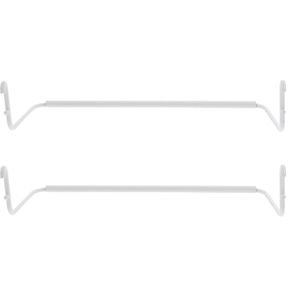  2 Pcs Pegboard Roll Holder Tissue Paper Extendable Towel Rack Kitchen - Image 3 of 4